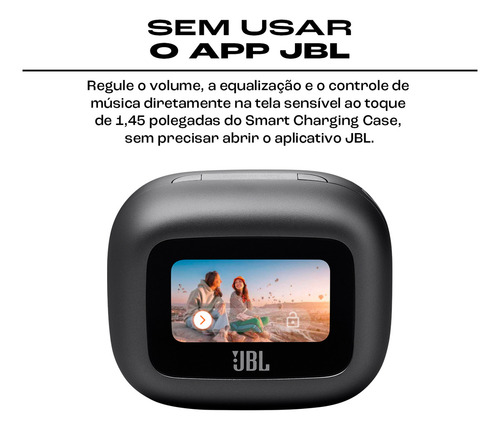 Fone Bluetooth Live Buds 3 Tws Preto Harman Jbl