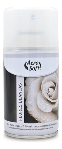 Aero Soft Repuesto Difusor X270 Flores Blancas 