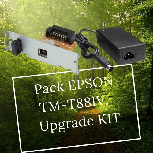 Epson Puerto Usb + Fuente Poder Upgrade Tm88iv Fiscal A Usb