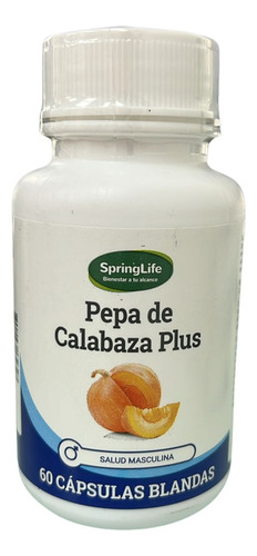 Pepa De Calabaza Plus X 60 Caps Blandas Springlife