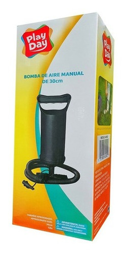 Bomba De Aire Manual Para Alberca Inflables De 30cm Play Day