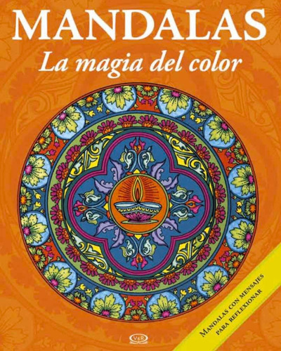 Libro Mandalas La Magia Del Color. Naranja.