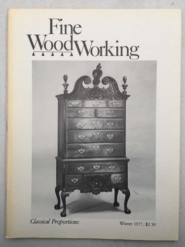 Fine Woodworking. Classical Proportions. Winter 1977. The Ta