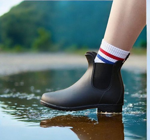 Botas Para Lluvia Dama Resorte Antiderrapante Oferta