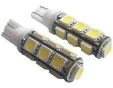 Lâmpada 13 Leds Smd T10 5050 Esmagada Grande (pingo) - Par