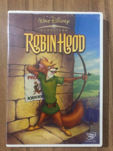 Dvd Robin Hood Disney (novo Original Lacrado)