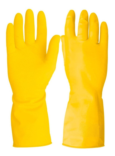 Guantes Latex Limpieza Domestica Mediano Pretul 23260