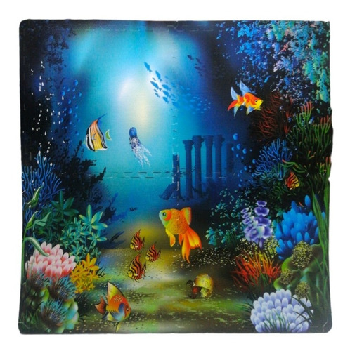 Tapete Foamy Ideal Bebe  60 X 60 4 Laminas Piso Gateo Peces