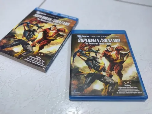 Blu Ray Dvd Superman E Shazam O Retorno Do Adão Negro | MercadoLivre