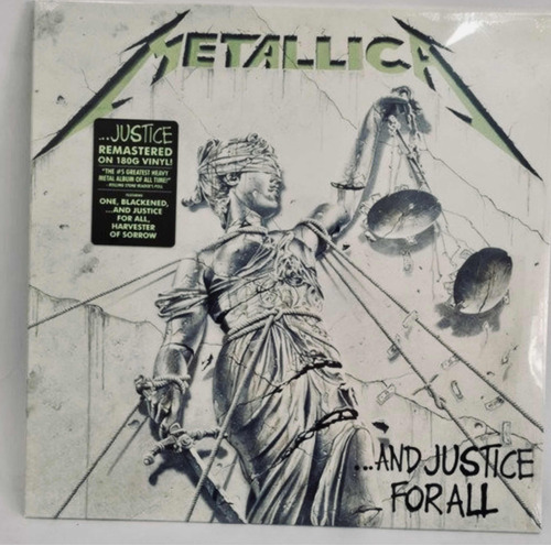 Vinilo Metallica And Justice For All 2 Lp Nuevo Sellado