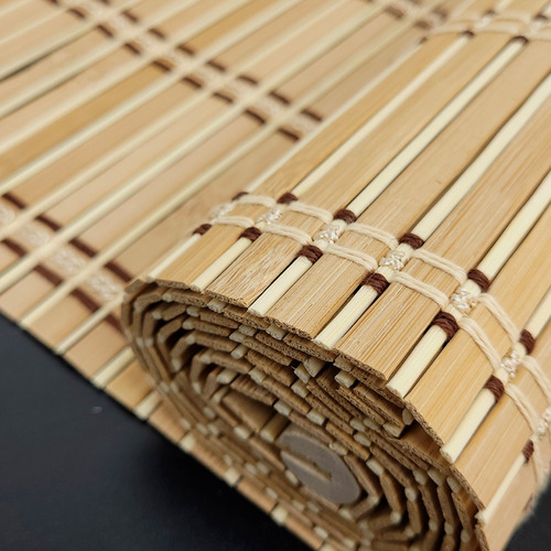 Cortina Roller Persiana Beiti Enrollable De Bambú 120x180cm