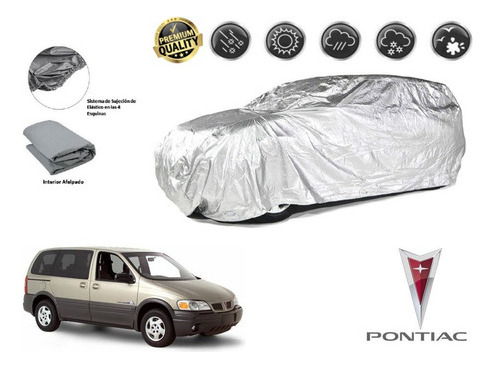Lona Cubreauto Afelpada Premium Pontiac Montana 1997 A 2003