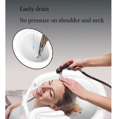 Lavabo Inflable Portátil Para Champú,bandeja Inflable Champú