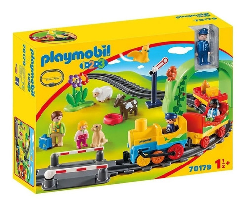 Playmobil 123 Mi Primer Tren Con Accesorios 70179