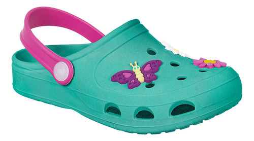 Babuche Feminino Infantil Borboleta Macio Antiderrapante
