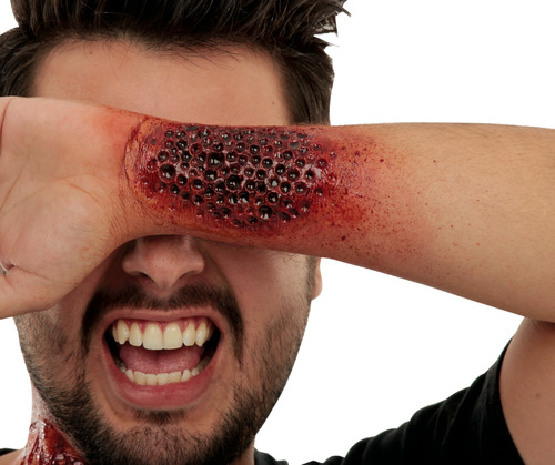 Aplicación Herida Tripofobia Brazo Terror Halloween Fiesta Nude Trypophobia