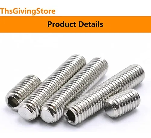 Tornillos De Cabeza Hexagonal M6 X 10mm, Acero Inoxidable 30