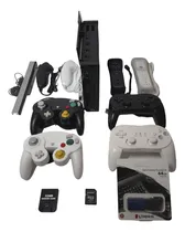 Comprar Wii (negro) + 8 Mandos + Mc 32mb + Sd 128gb + Usb 64gb