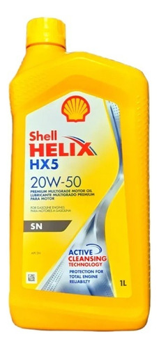 Aceite 20w50 Mineral Shell Helix Hx5
