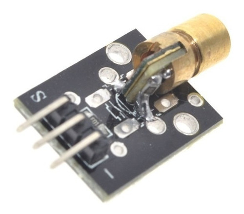 Imagen 3 de 6 de Puntero Laser Módulo Ky-008 3pin 650nm Rojo Arduino