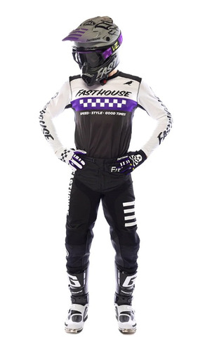 Equipo Moto Cross Fasthouse Elrod Purple