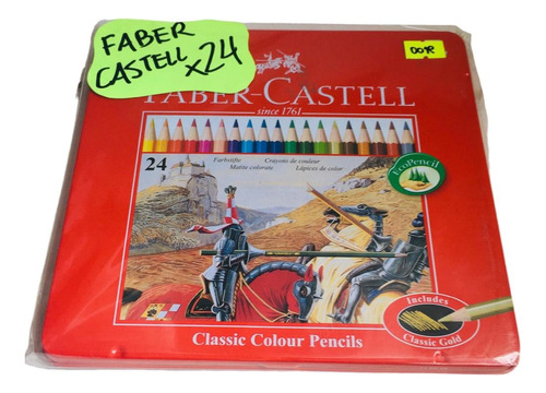 Faber Castell Lata Classic Colour 24 Lapices 