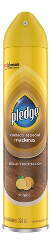 Limpiador De Madera Pledge Brillo Y Protección 378ml