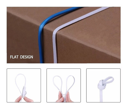 Imagen 3 de 6 de Cable De Red Ethernet Internet 10 Metros Rj45 Cat 7 Plano