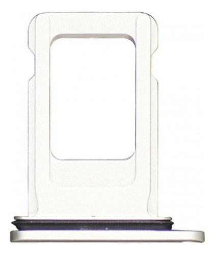 Bandeja Porta Chip Sim Compatible iPhone 11 Pro Max Plateado
