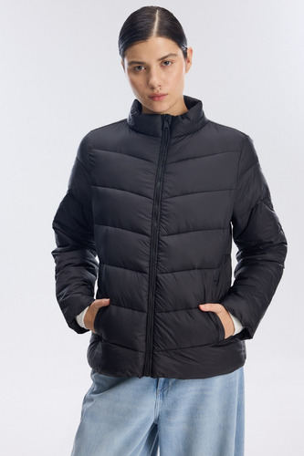 Campera Corta Negra Positano Mujer Portsaid