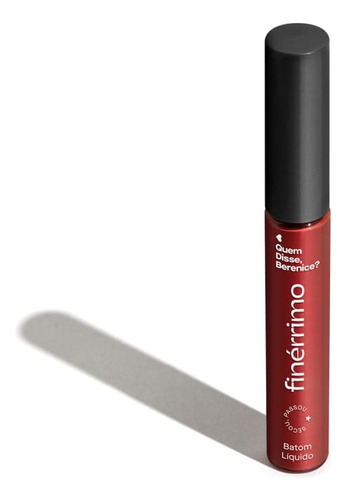 Batom Líquido Vermelho Tô Com Tudo Finérrimo 5ml Qdb Make