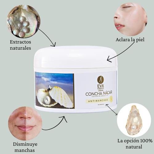 Pack 3 Cremas Sólidas Eva Essence Concha Nácar 400ml Neutra