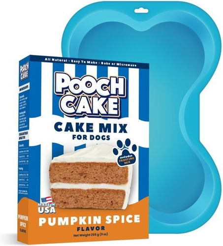 Pooch Cake  Basic Starter Pumpkin Cake Mix & Cake Mold Kit D