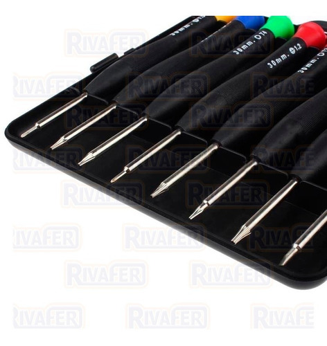Imagen 8 de 10 de Kit Destornilladores Celulares Torx Imantados Electronica 8p