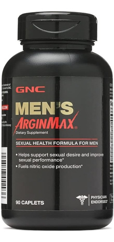 Suplemento Arginmax Gnc Mens Salud Sexual 90 Capsulas 