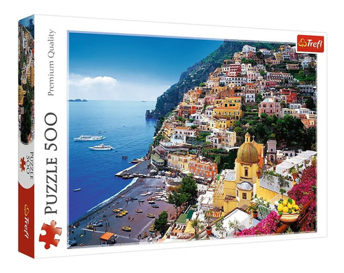 Puzzle Trefl Positano Italy 500 Piezas 37145 Paisaje Italia