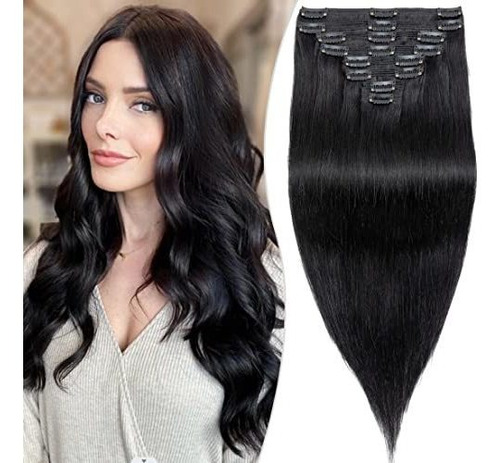 S-noilite Clip En Extensiones De Pelo Humano Grueso 6gvqz