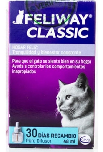 Feliway Classic Hogar Feliz | Recambio Para Difusor X 48 Ml