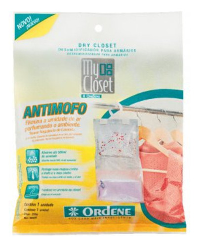 Desumidificador Antimofo P/ Armários Dry Closet Anti Mofo