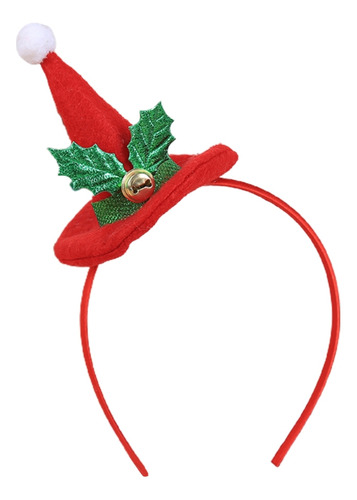 (1 #mold) Diadema Para Sombrero De Papá Noel, Aro Elástico P