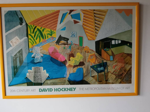 Cuadro/serigrafia Del Artista David Hockey 