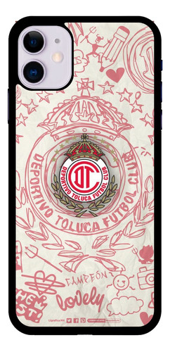 Funda Para Celular Futbol Toluca Fc Liga Mx #6