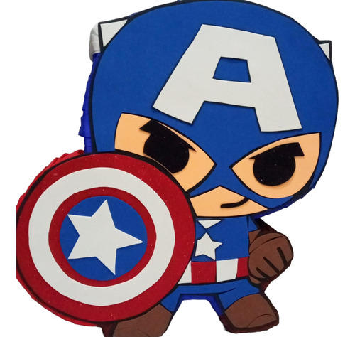 Piñata Capitan América Avengers Vengadores Héroes 