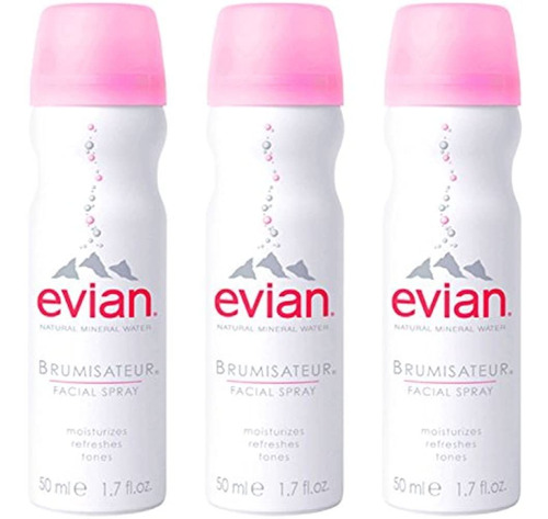 Evian Facial Spray Trío De Rociadores Faciales De Agua Miner