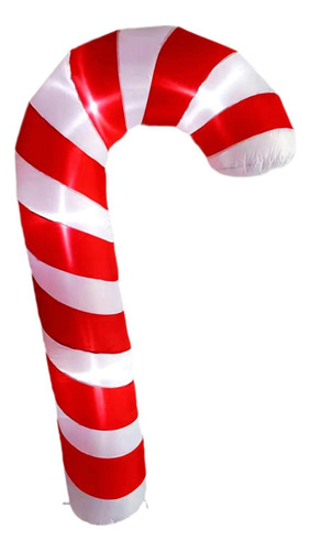 Bastón De Inflable Iluminado Para Navidad, Decoración Para