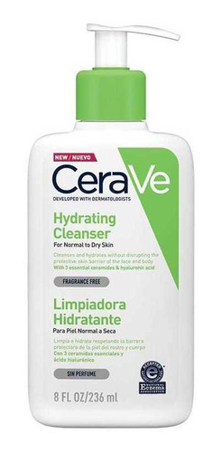 Limpiador Facial Hidratante 236ml Cerave