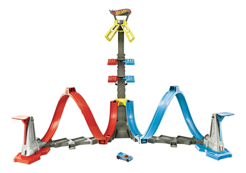 Pista De Juguete Hot Wheels Action Desafío De Altura Multicolor