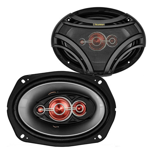 Parlantes 6x9 Pulgadas Bomber Upgrade 125 Watts Rms 4 Vias