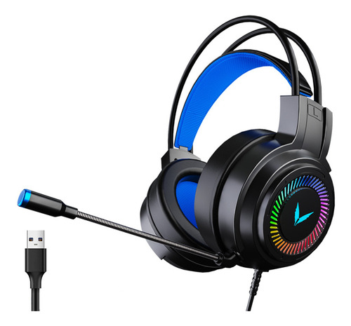 Auriculares Para Juegos Con Sonido Envolvente 7.1 - Usb Pc L