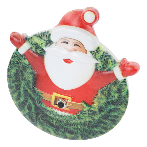Timbre Decorativo Navideño Con Adorno De Papá Noel